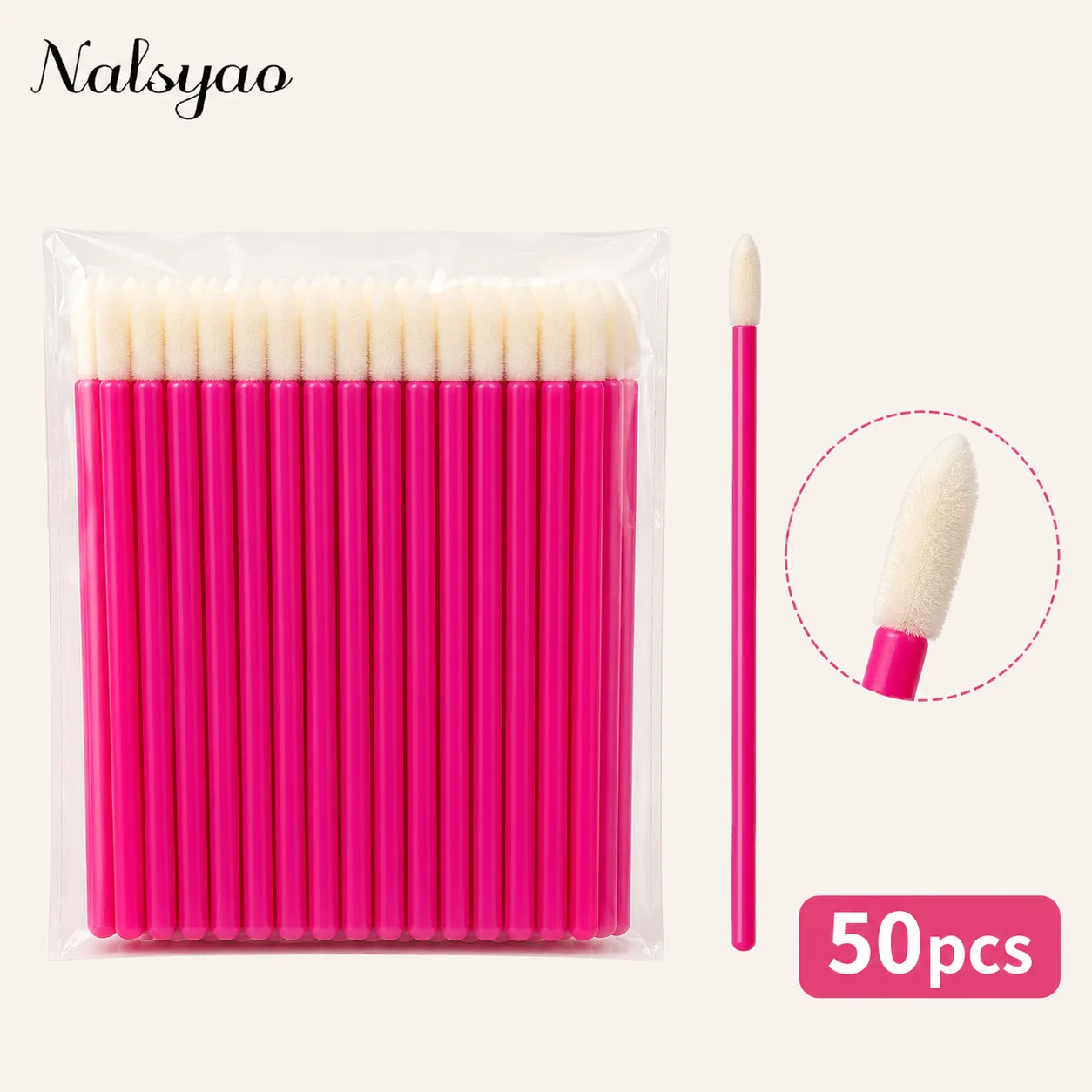 50/500PCS Disposable Lip Brush - огляд і ціна Eyelash Extension Eyeliner