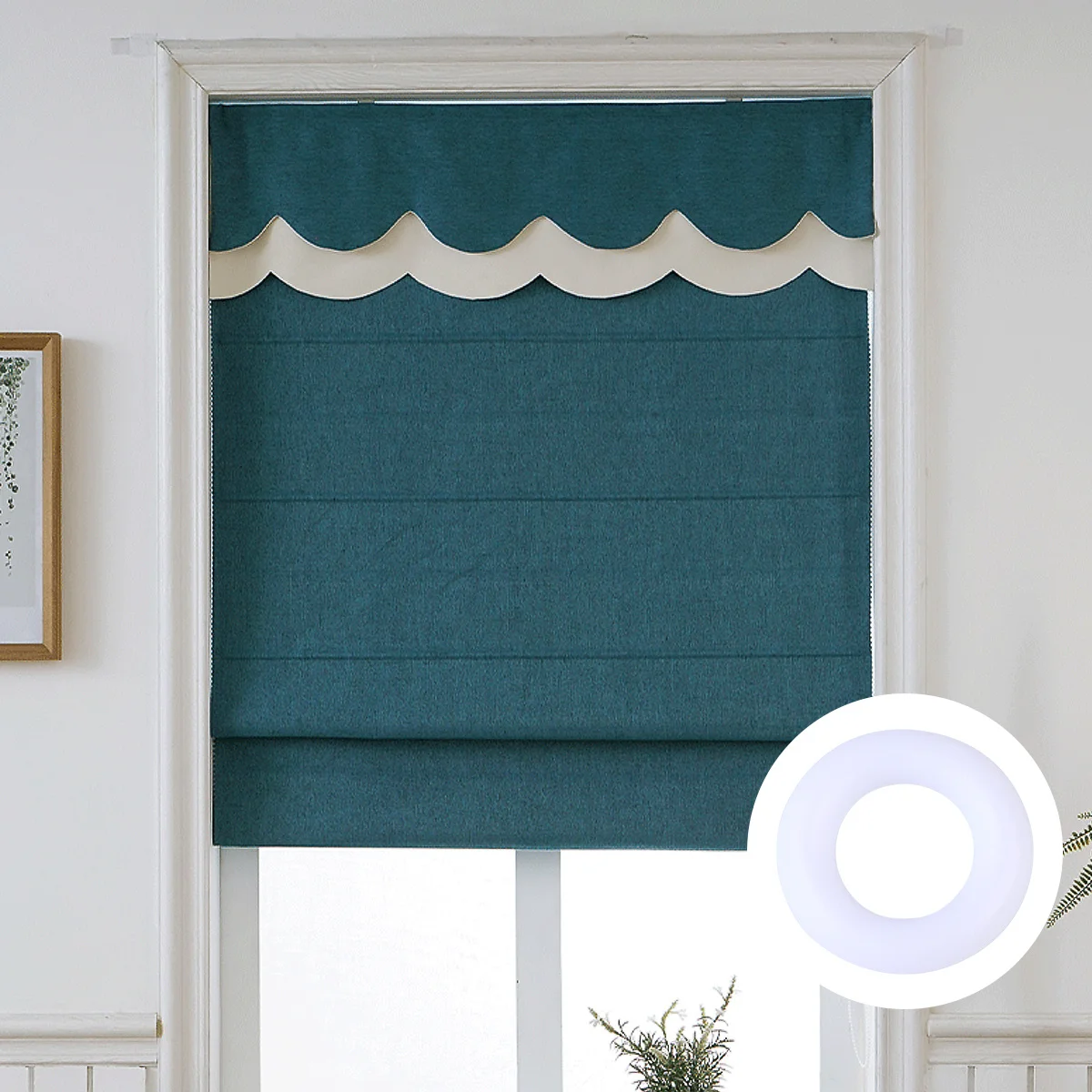 

800 Pcs Ring Curtain Roman Circle Accessories Window Hanging Rings Hook up Drapery for