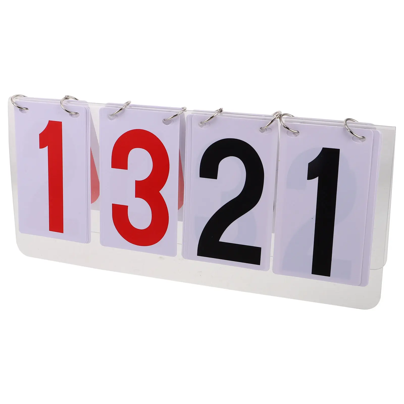 Manual Flip Scoreboard Tabletop Portable Sports Score Keeper for Table Tennis Basketball Billiards Volleyball Pickleball Desktop - view 3