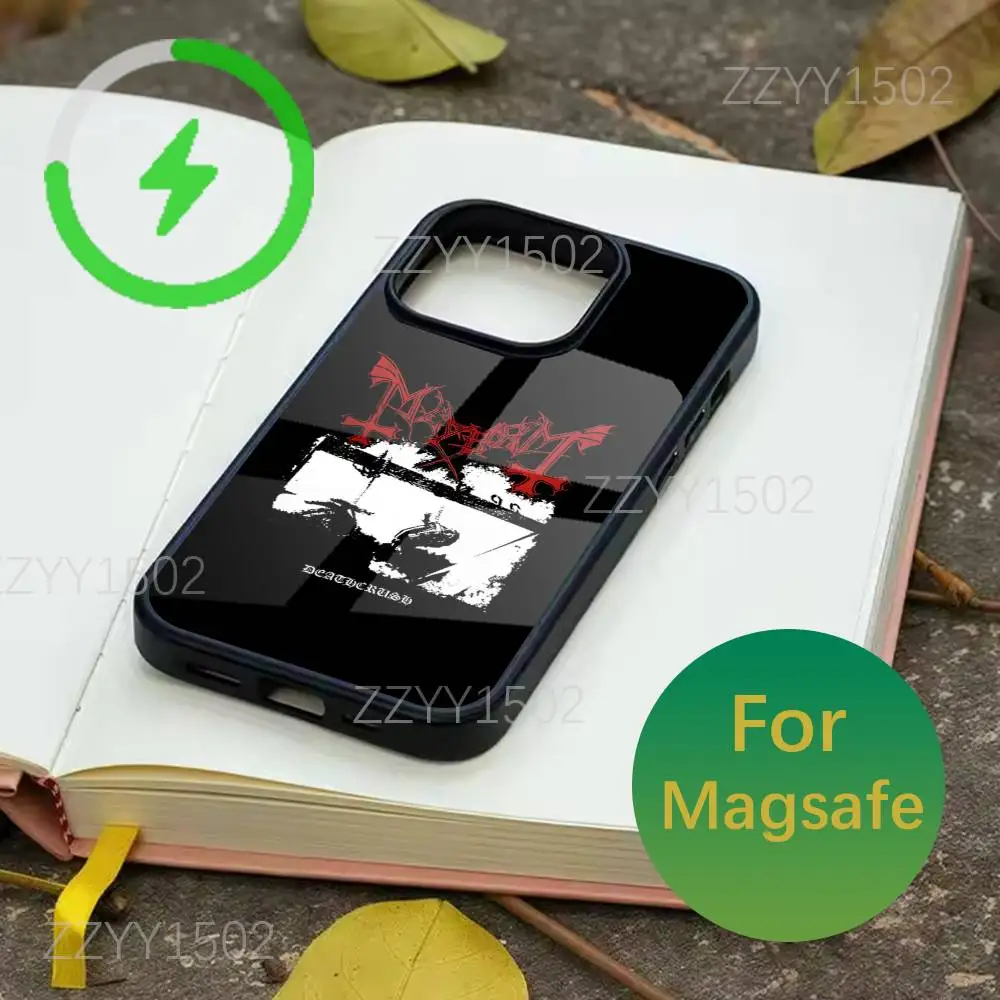 حافظة هاتف Mayhem Live In Leipzig Burzum لهاتف iPhone 17,16,15,14,13,12,11,Pro,Max,Plus,Mini,SE4,E Magsafe للشحن اللاسلكي #2