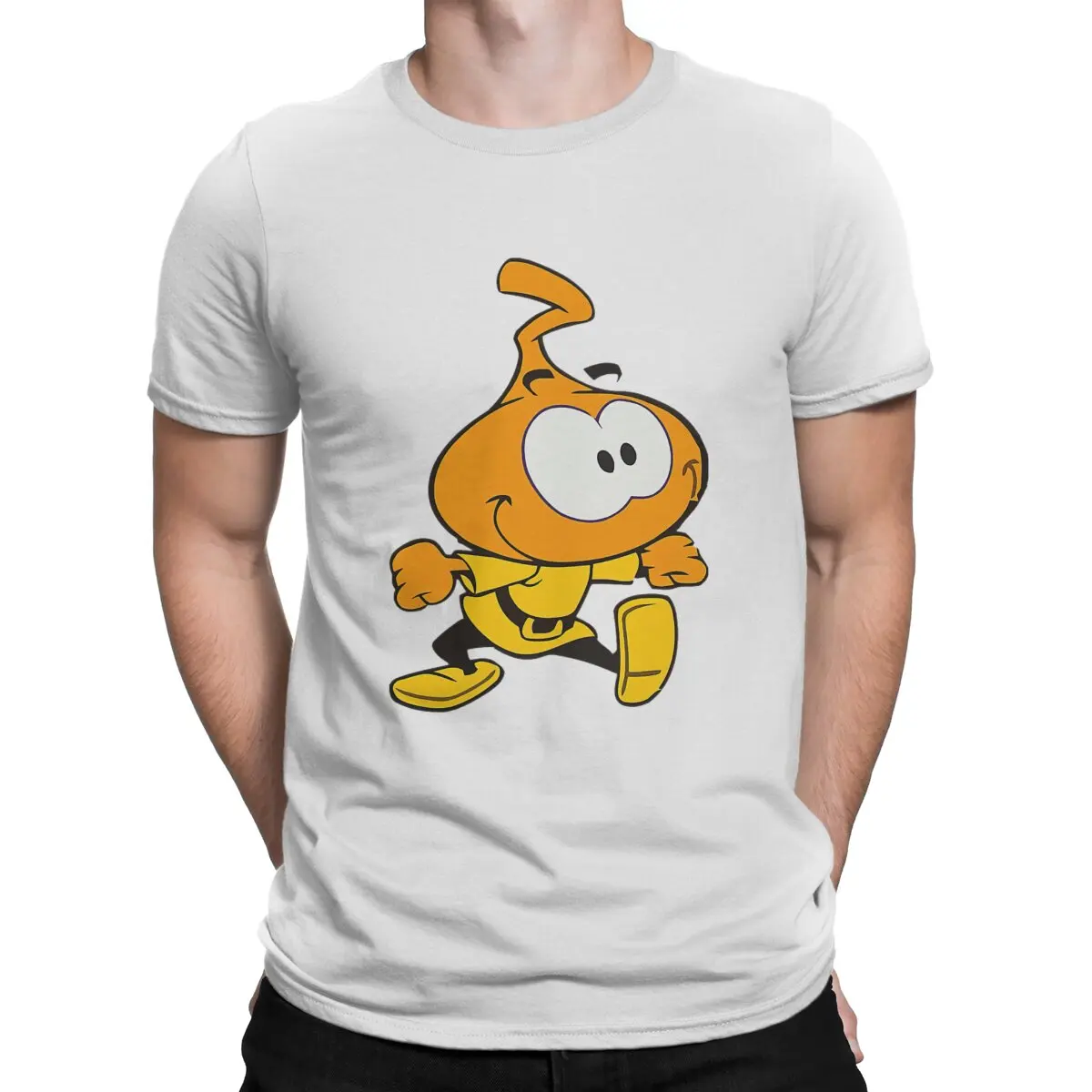 Funny Run T-Shirt Men Crewneck 100% Cotton T Shirts Snorks Short Sleeve Tee Shirt 4XL 5XL 6XL Tops