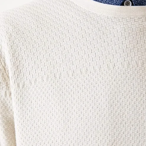 Sunine Home Autumn Winter New Large Size Men's round Ne Long Sve Knitted Sweater Base Layer Thermal Top European Sle