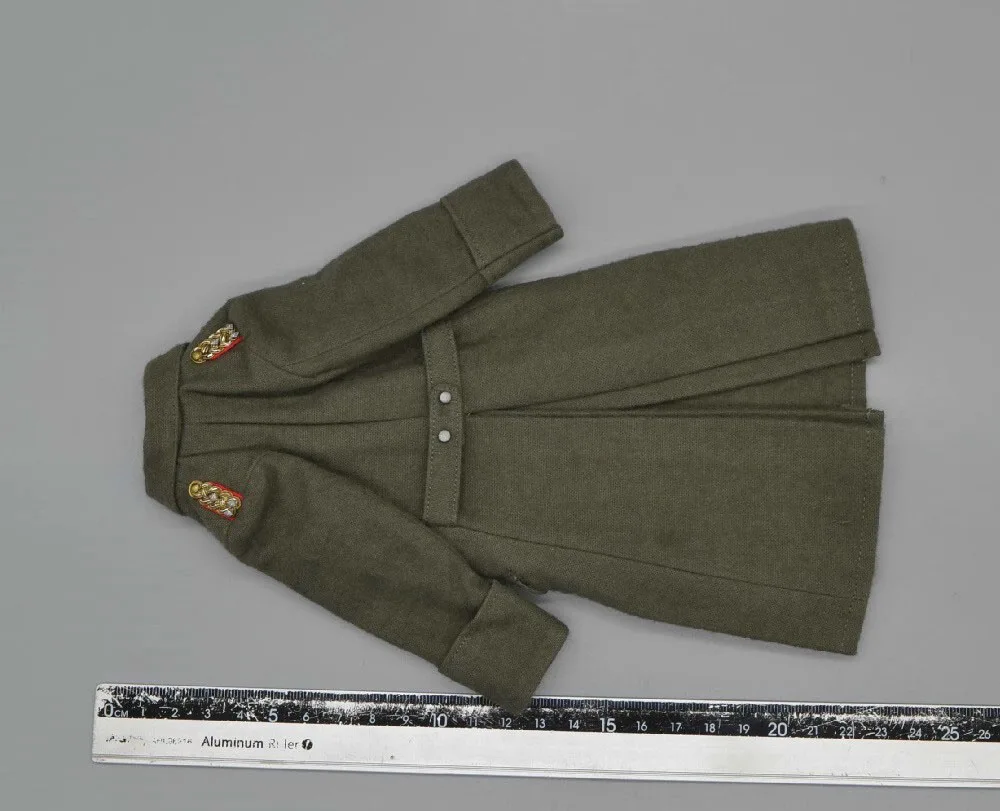 1/6 DID GM655 figura de acción soldado muñeca hombre abrigo largo con medallas de hombro gorras accesorios para muñeca de 12 "figura coleccionar