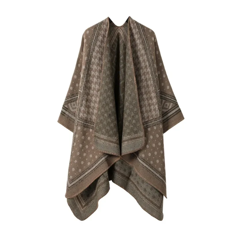 شال نسائي وشاح حريري مطبوع ألف طائر شبكة شال مع عباءة فضفاضة دافئة السفر محبوك عباءة موضة جديدة