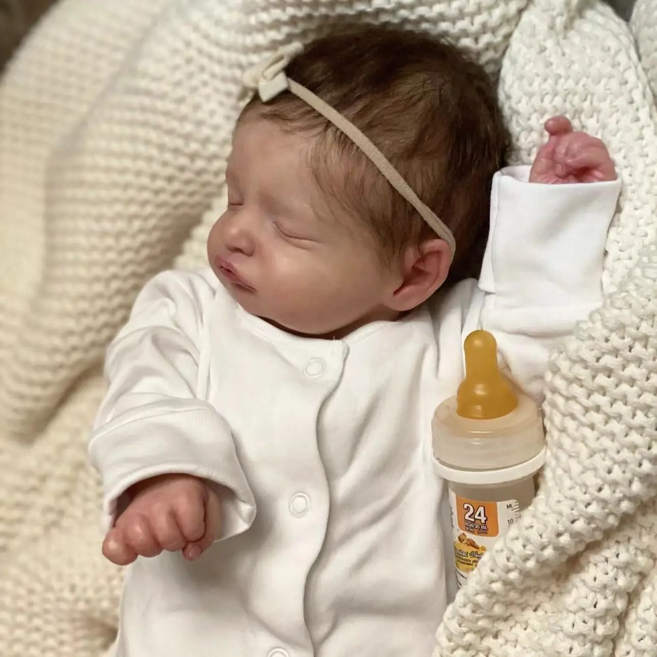 Muñecas Reborn de bebé durmiendo de Cokela, muñecas Reborn de silicona de 19 pulgadas, muñecas reales para bebés, bebés Reborn de silicona