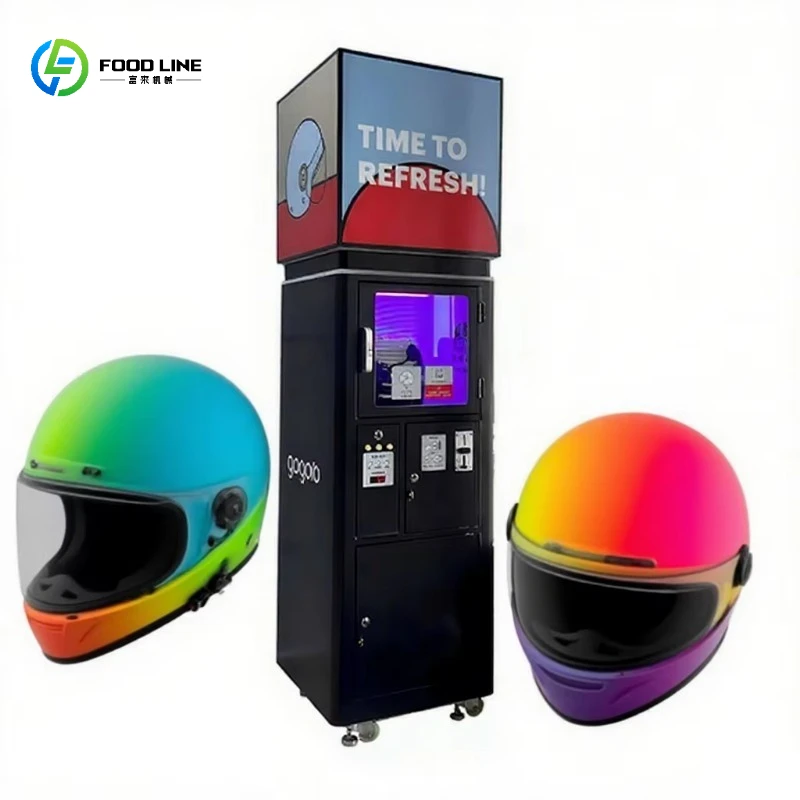 

Automatic Motorcycle Helmet Cleaning Vending Machine Advanced Atomizing Cleaning Machine for Motorcycle Helmets Customized