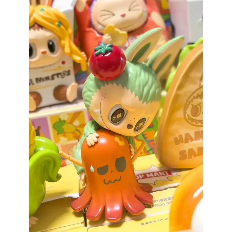 POP MART THE MONSTERS LABUBU Sapore strano Minimarket Serie Figura Scatola cieca Action Figure Regalo di Natale a sorpresa