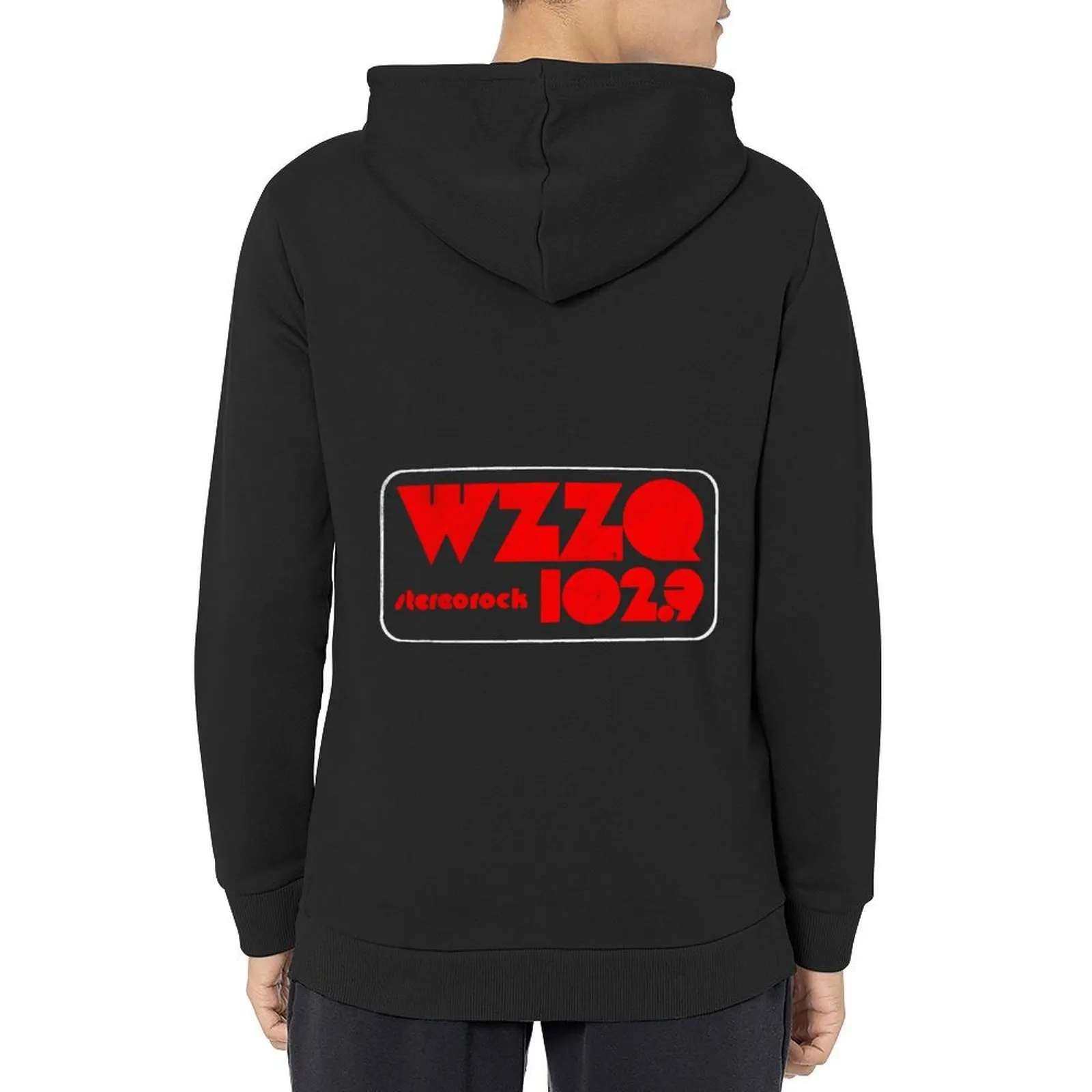 

WZZQ Stereorock Jackson, Mississippi Defunct 80s Radio Station Logo T-Shirt Hoodie hooded shirt man hoodie