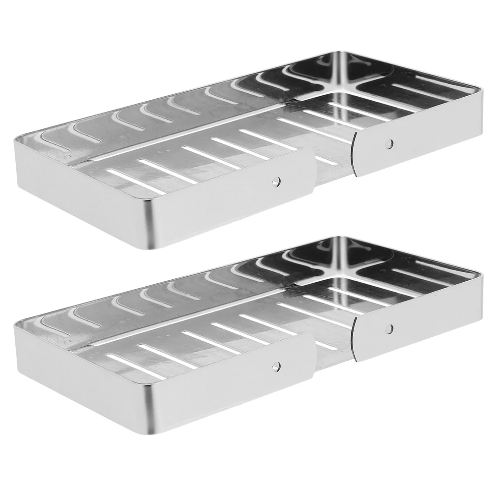

Stainless Steel Holder Punch Free Adhesive Wall Mount Bathroom Tray Soap Dishes Stainless Steel Bar Soap Storage Hardware