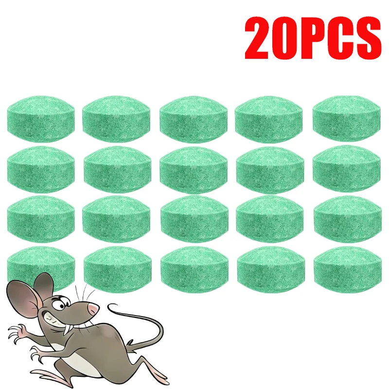 Krachtige knaagdierwerende pillen voor binnen en buiten, tegen ratten, muizen, kakkerlakken en insecten, natuurlijke muntkorrels, muizenvallen, bestrijdingsmiddel.