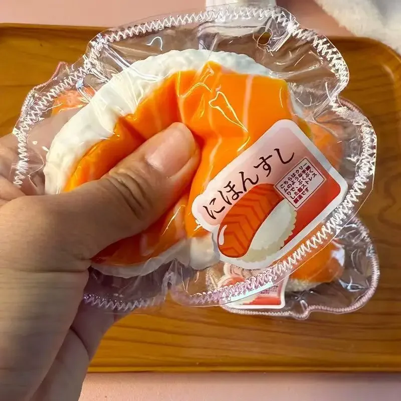 Simulation Salmon Sushi Squeeze Toy - Stress Relief Slow Rebound Squishy Toy Sf5098C9153944C37A86A1828C8286E1Er