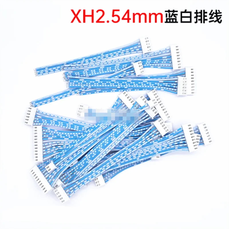 5pcs 2.54mm blue/red cable 2P3P4P5P6P7P8P12P double head/single head tin terminal connection cable