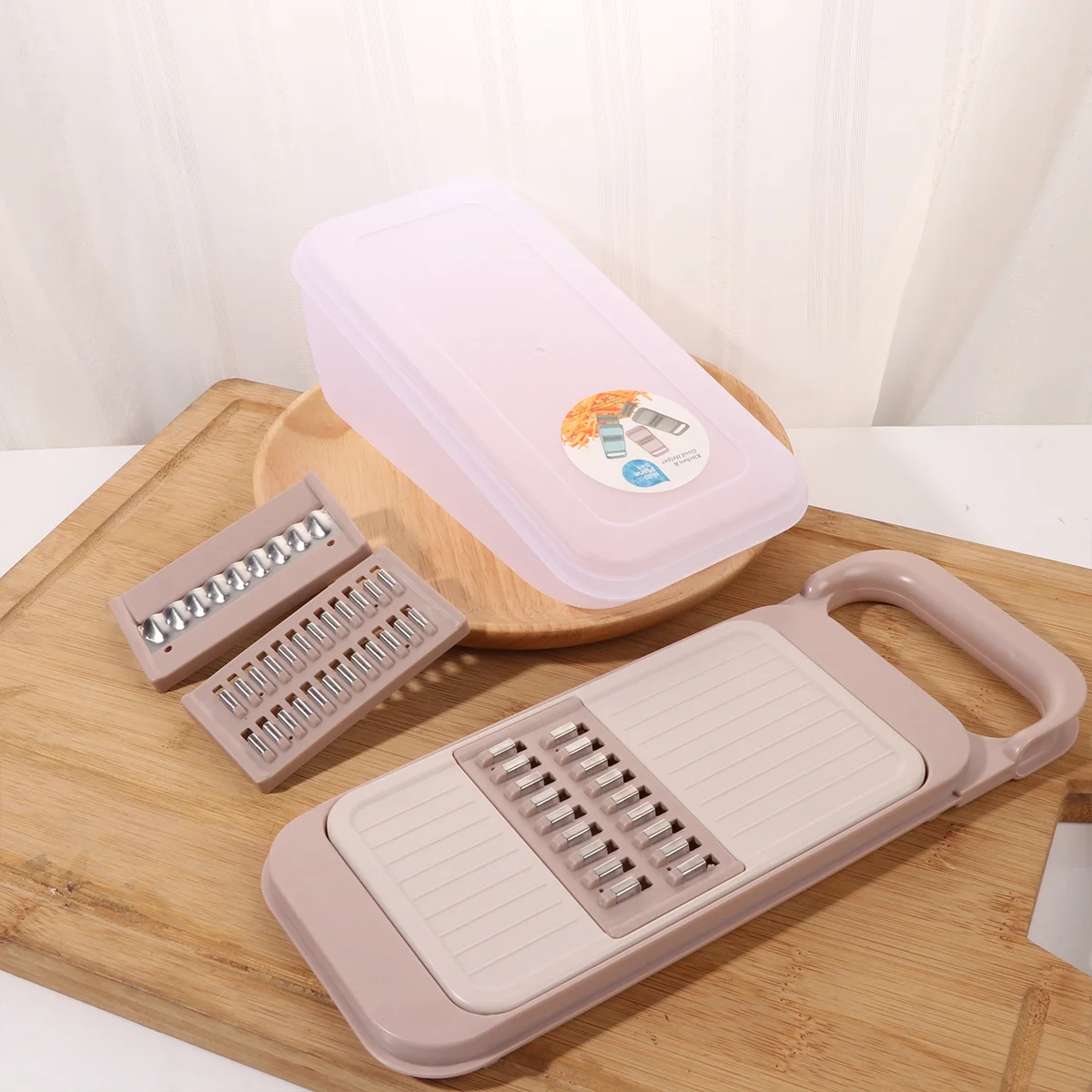 

Multifunction Grater Set Thick Fine Cutters Wavy Slicer Stainless Steel Zest Blade Kitchen Tools For Fruit