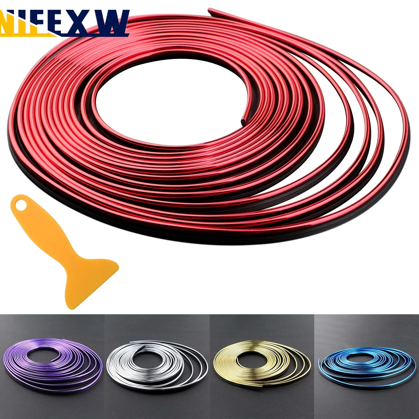 Auto-interieur Sierstrips Universele Auto Gap Fillers Auto Molding Lijn Decoratieve Accessoires DIY Flexibele Strip Garneer