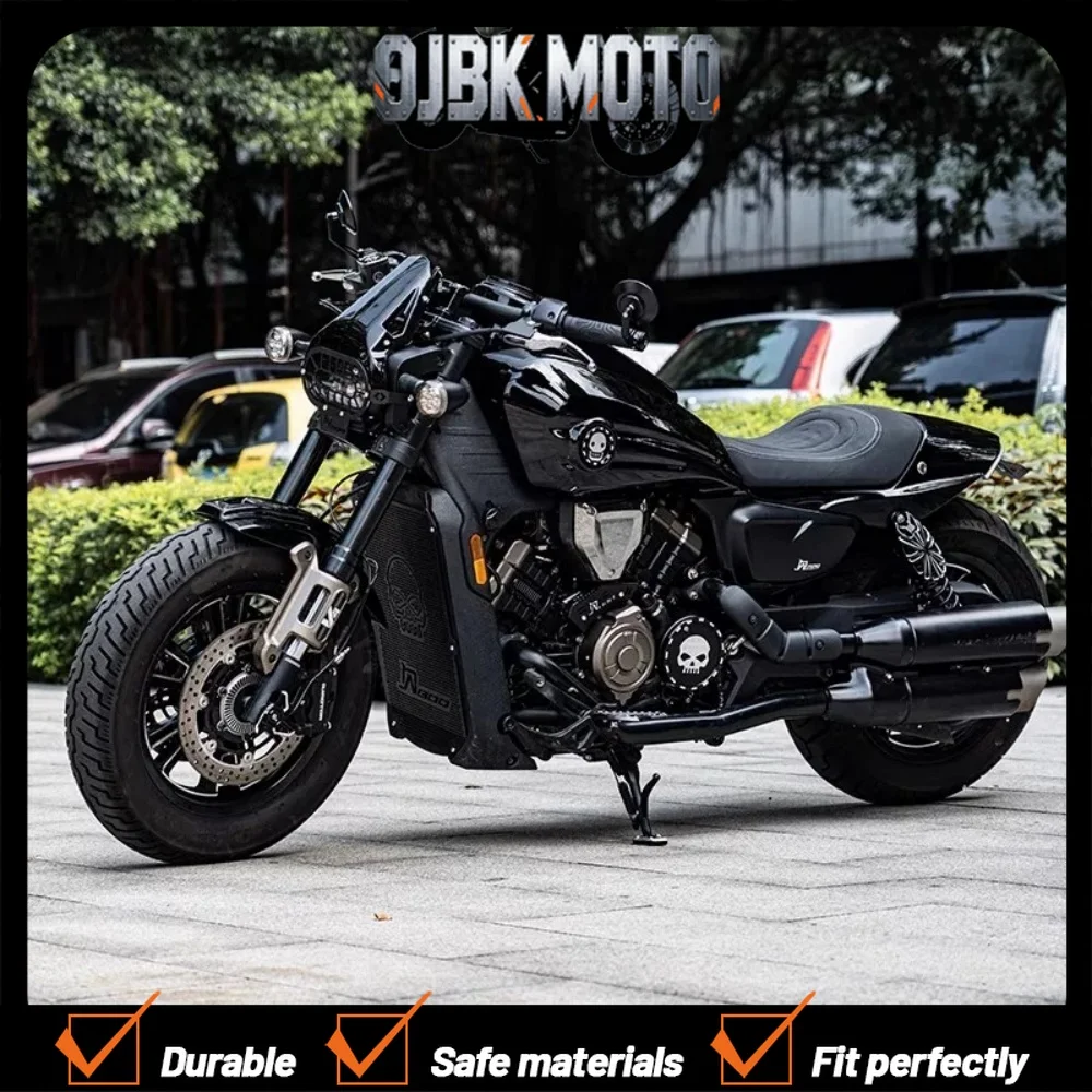 

Enlarged fuel tank side panel decorative cover for QJMOTOR SRV 600; fuel tank side panel protective cover housing accessory.