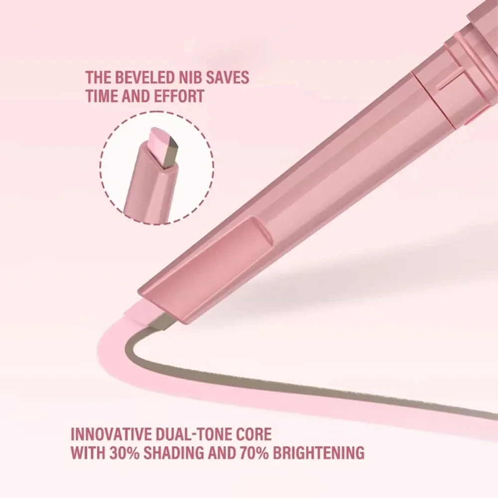 브라이트닝 에이교살 펜슬 방수 내추럴 듀얼 컬러 눈 밑 하이라이터 섀도우 펜 컨투어 아이 메이크업