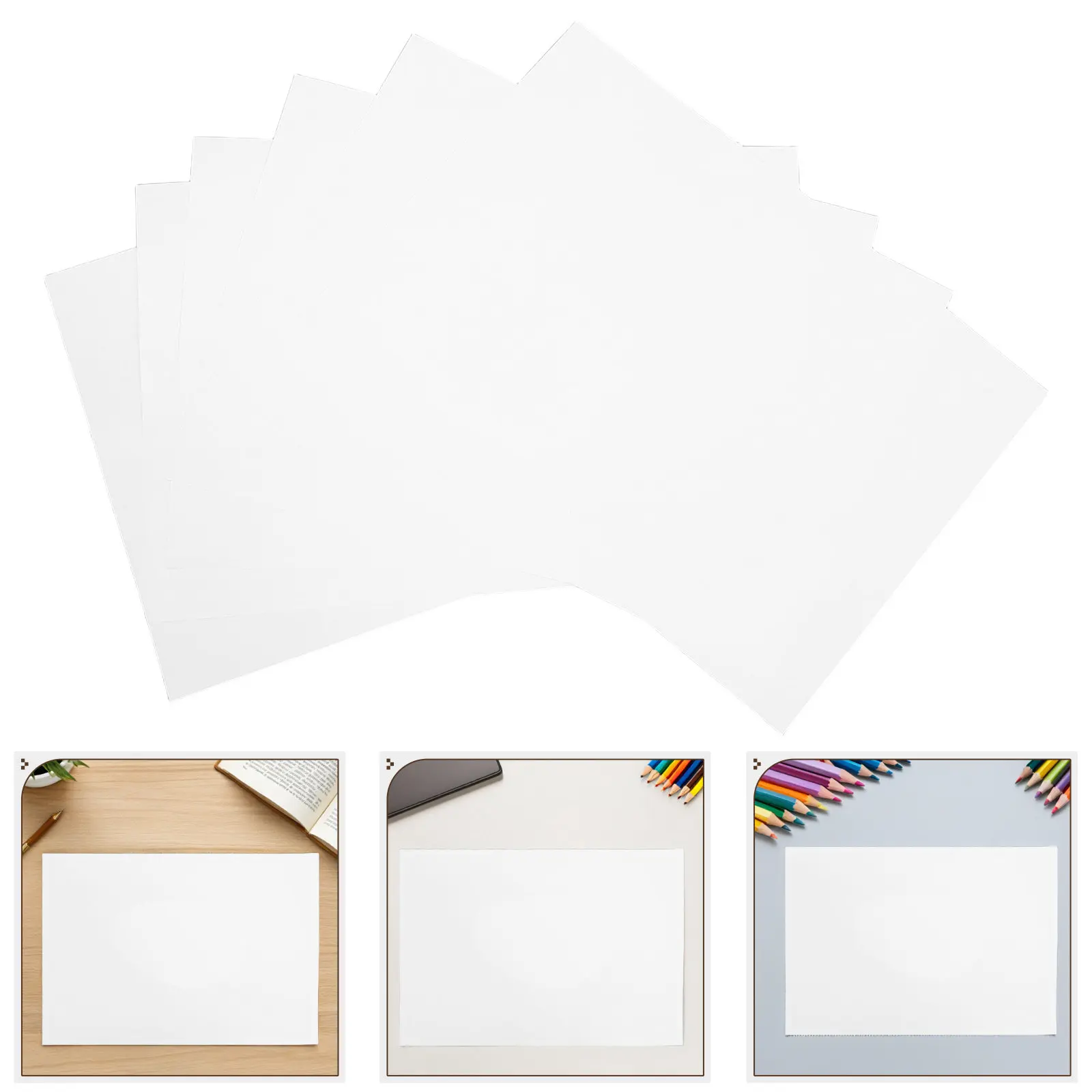 

50 Sheets A4 Double-Sided High-Gloss Photo Paper Inkjet Compatible Smudge-Resistant Professional Photo Printing Business Card