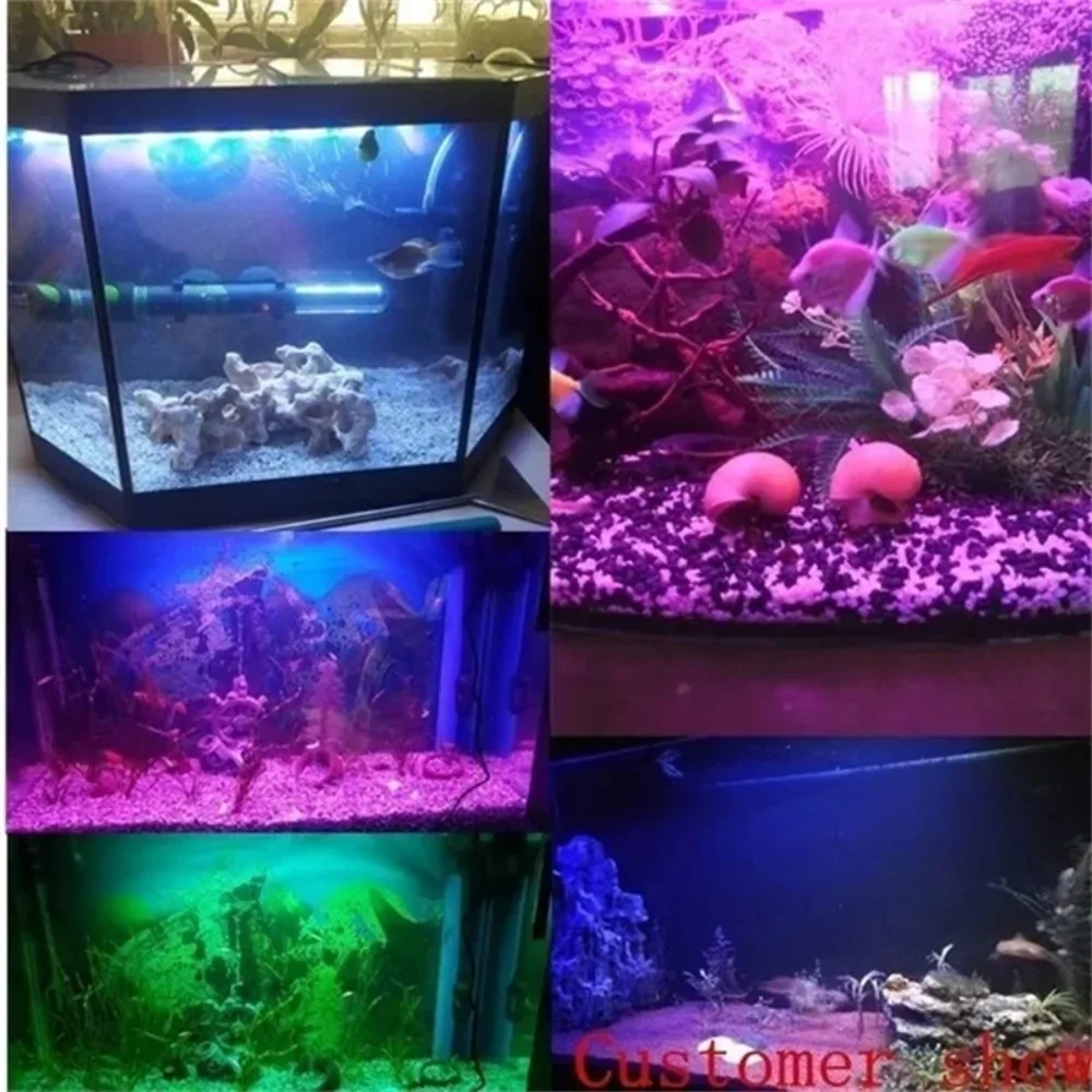 Aquarium LED Bubble Light Colorful Light Bubble Light LED Diving Light Aquatic Air Bubble Oxygenation Lamp Fish Tank Light