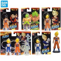 Bandai Dragon Ball Anime Figures Goku Vegeta Frieza Broly Action Figurine Saiyan Statue Toys Cartoon Model Children Gifts