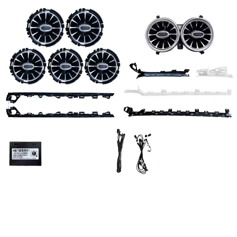 Vgetting 18 In1Music Streamer Ambient Lighting Car Interior Accessories Dual Zone RGB 64 Neon LED Acrylic Strip 12V Car Decor