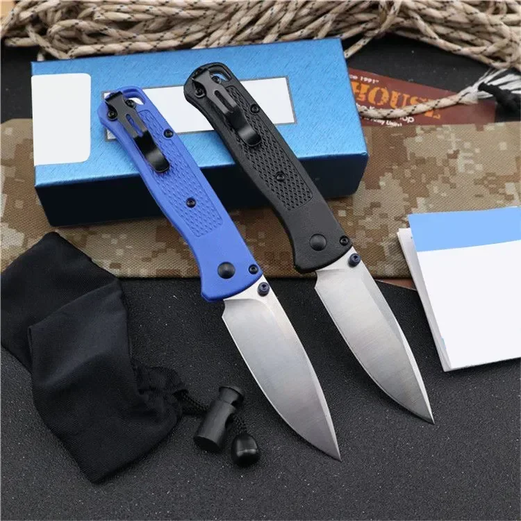 BM 535 Mini Bugout EDC Munual Folding Pocket Knife Survival Tactical Knife for Men Outdoor Hunting Hand EDC Knives Utility Tools