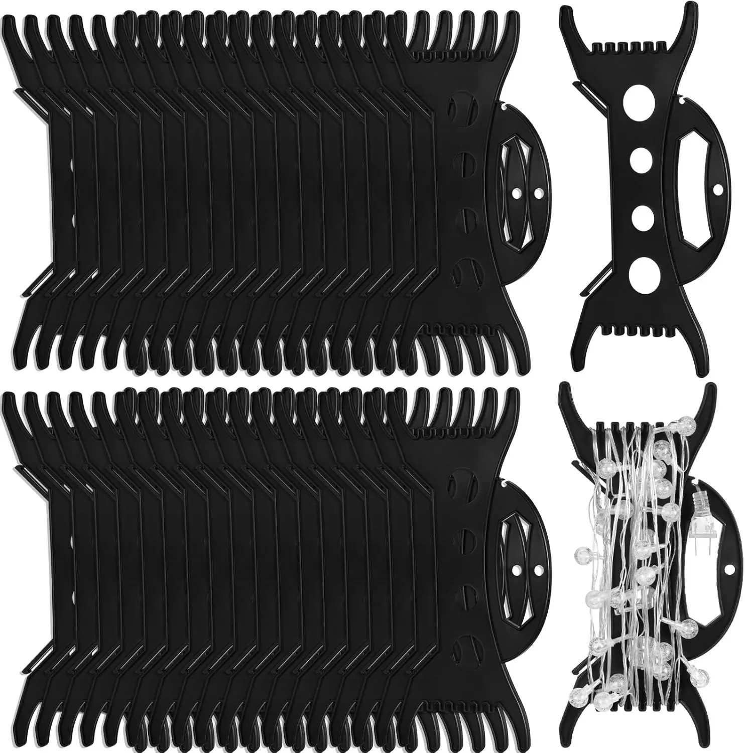 

36 Pcs Christmas Lights Storage Holder Light Cord Wind up Storage Organizer Extension Cord Organizer Wire Reel for Outdoo