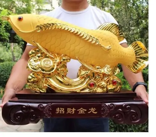 

gold fish decoration Home living room decorations TV cabinet wine cabinet furnishings rice shop opening craft gifts