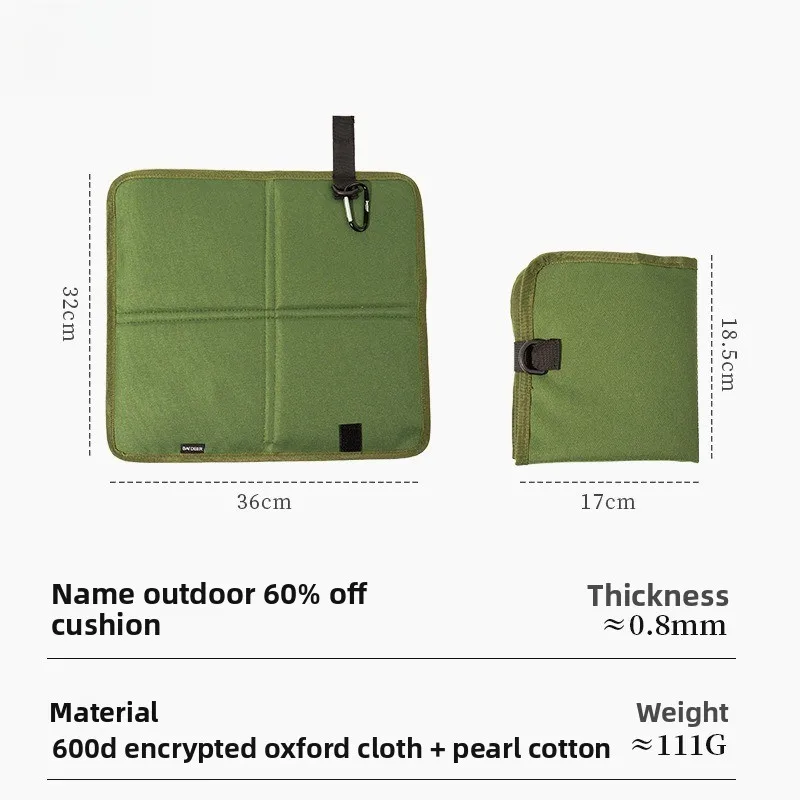 

Waterproof Portable Outdoor Seat Mat Oxford Beach Towel Comfortable Folding Surface Grass Camping