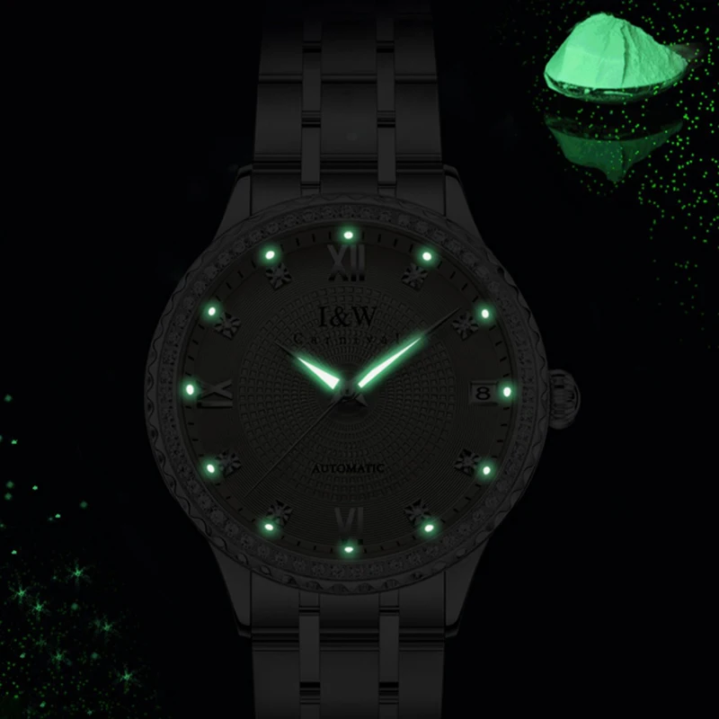 Carnival Brand High-end IW Series Luxury MIYOTA Movement Mechanical Watch Women Waterproof Luminous Date Automatic Watches Women - view 5