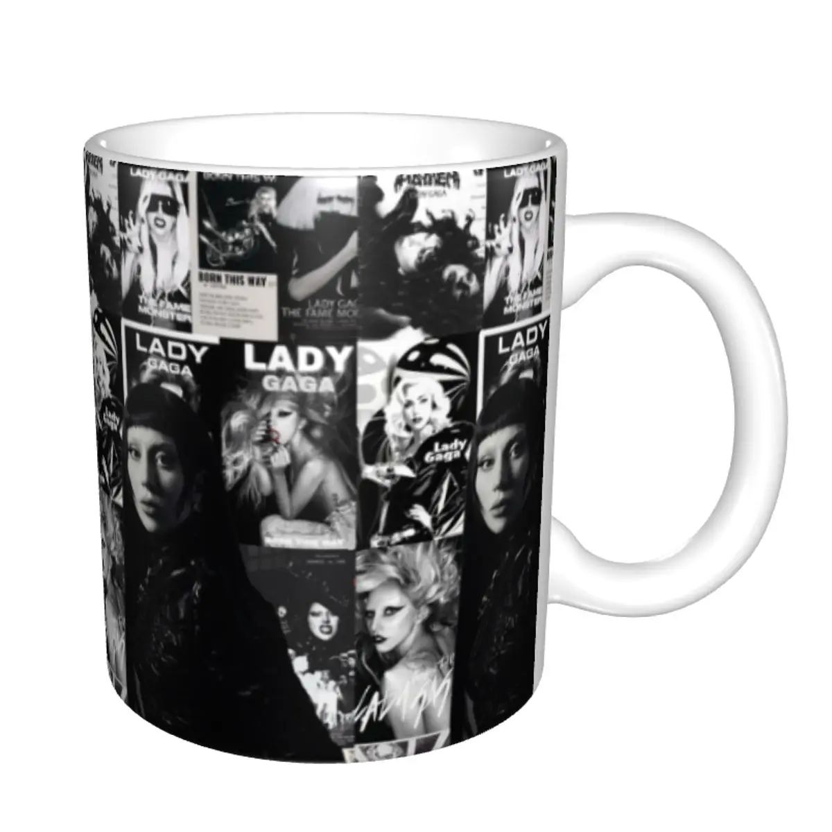 Personalized DIY Lady Star Gaga Mayhem Ceramic Mug Album Music Coffee Cups Creative Present