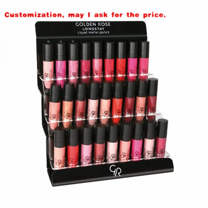 

custom.OEM Acrylic Counter Box Cosmetic Beauty Salon Product Makeup Counter Top Display Store