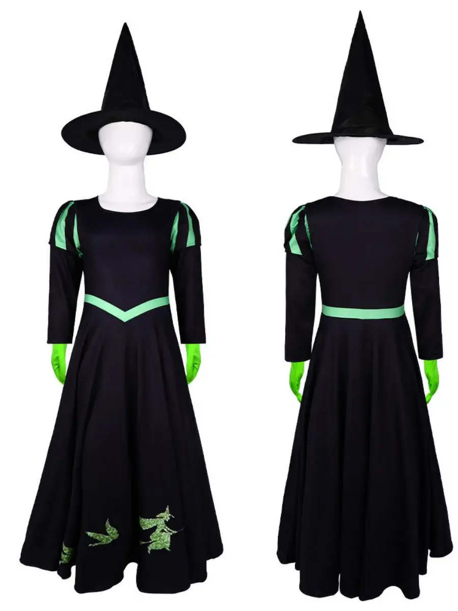 Wied Halloween Cosplay Rollenspiel Kostüm Bühnenauftritt Magic Bad Witch Par Outfit Traditionelle chinesische ethnische Frauen...