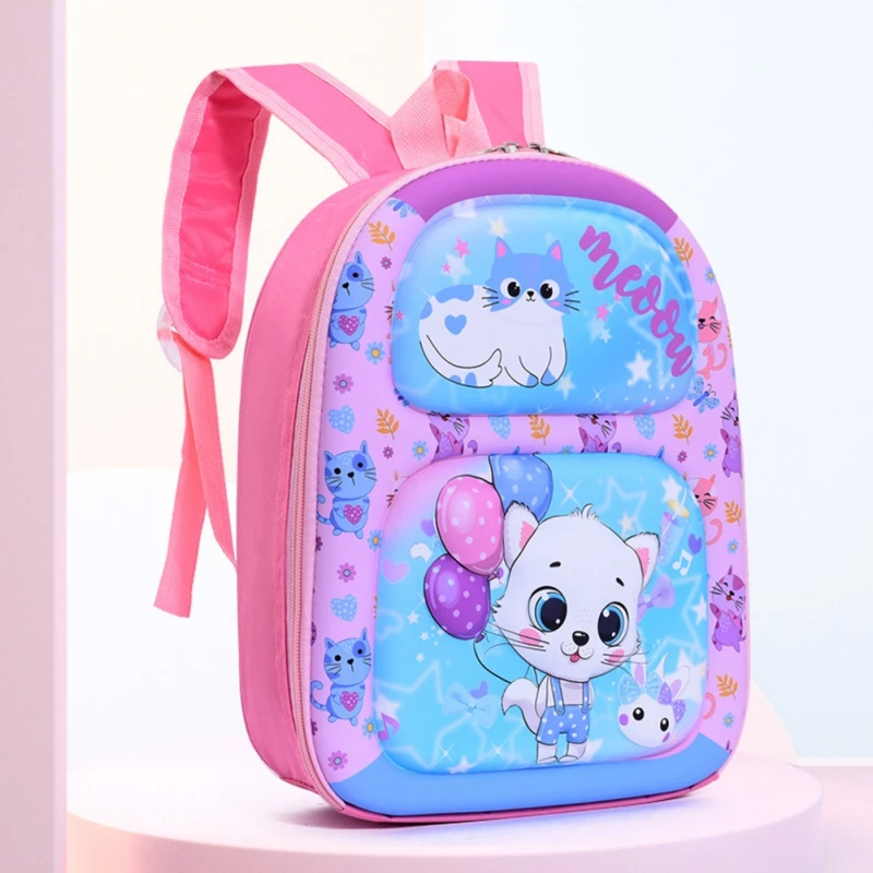 Cute Cartoon 3D Animal Hard Shell Kids Boys Girls Primary School Students Schoolbag Children\'s Schoolbag Kindergarten Schoolbag