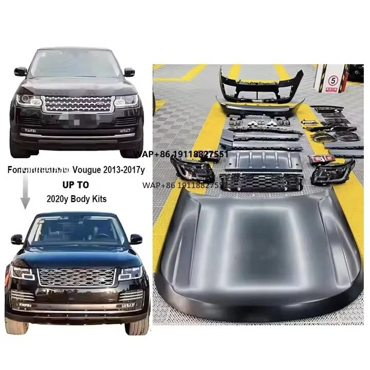 

Suitable for 2013-2017 Vogue Upgrade 2018+ SVO&SVA&OEM Bodykit Headlight Lamp Bumper Grille Hood Body Kit Accessory