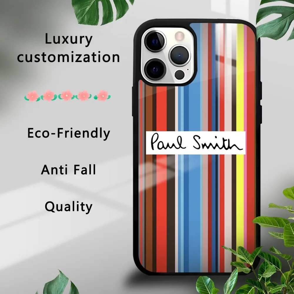 Rainbow Art P-Pauls S-Smith Phone Case For iPhone 16 15 14 13 12 11 Pro Xs Max Mini Plus Celulares Hard Funda