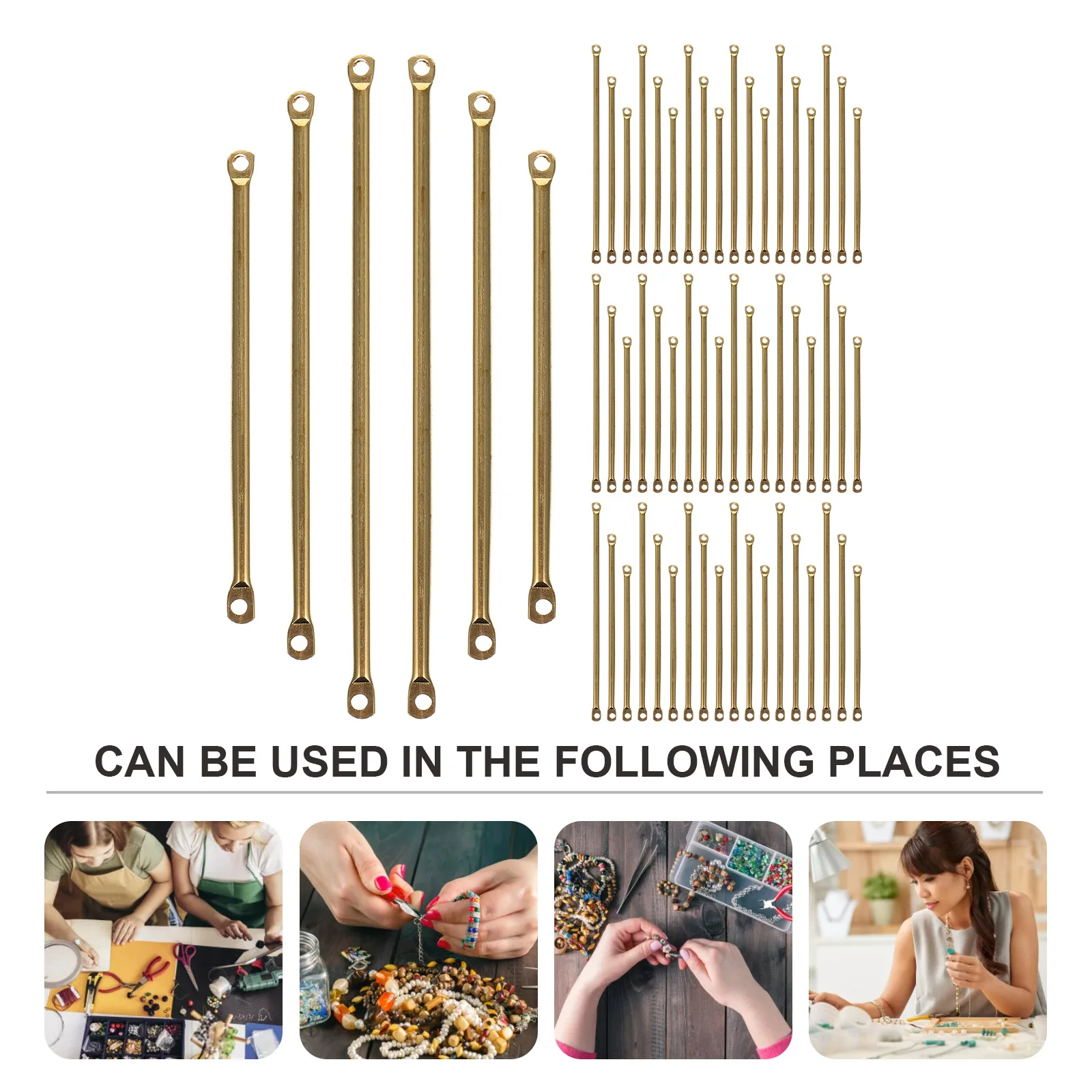 

150Pcs Bracelet Making Material DIY Jewelry Connectors for Necklaces Earrings Handmade Pendant Supplies Jewellery Making Links