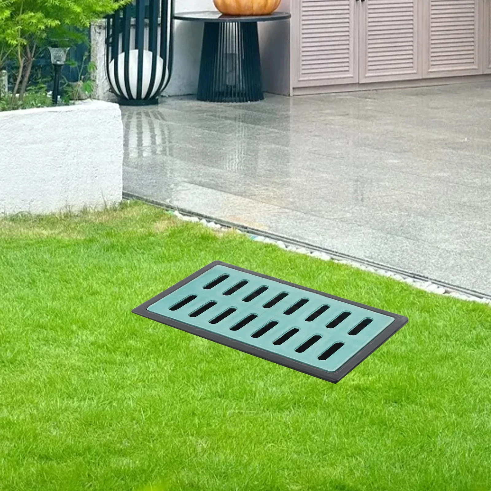 

Customizable Outdoor Drainage Basin, No Pre-Drilled Holes(Cut Diameter as Needed), Smooth Edges(Safe Use), Modern Style