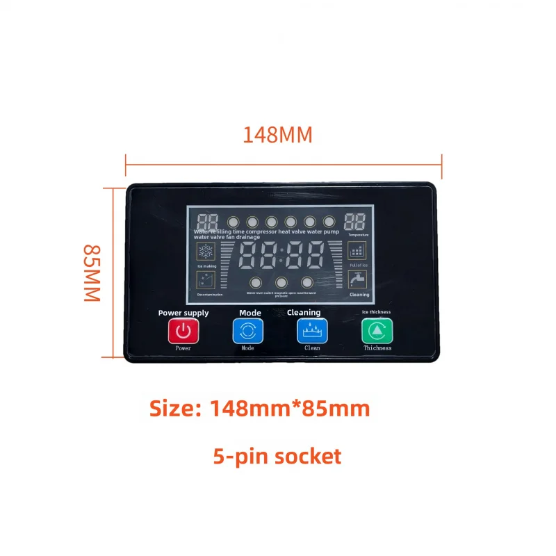 

for Xingji Baiyu Yanghang Langtuo Yikafu Xingxing Lechuang Dongbei Ice Maker LCD Touch Large Display Screen accessories