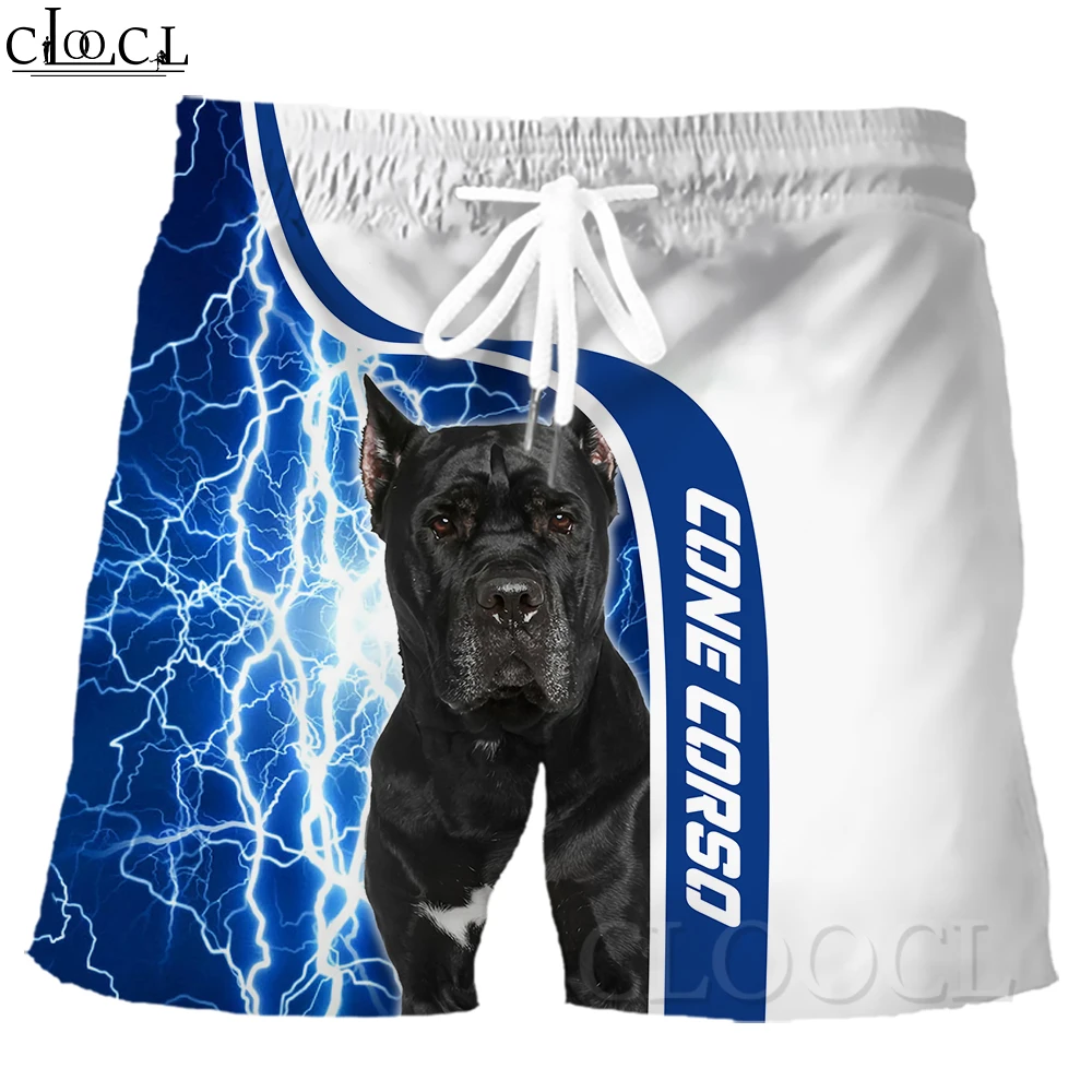 CLOOCL Men Shorts Animal Border Collie 3D Printed Summer Beach Shorts Fashion Male Fashion Hip Hop Casual All-match Shorts