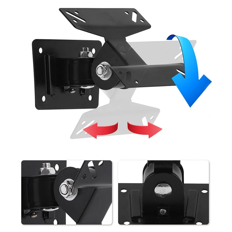 B03B-Universal Wall Mount Stand for 15-27inch LCD LED Screen Height Adjustable Monitor Retractable Wall for VESA Tv Bracket