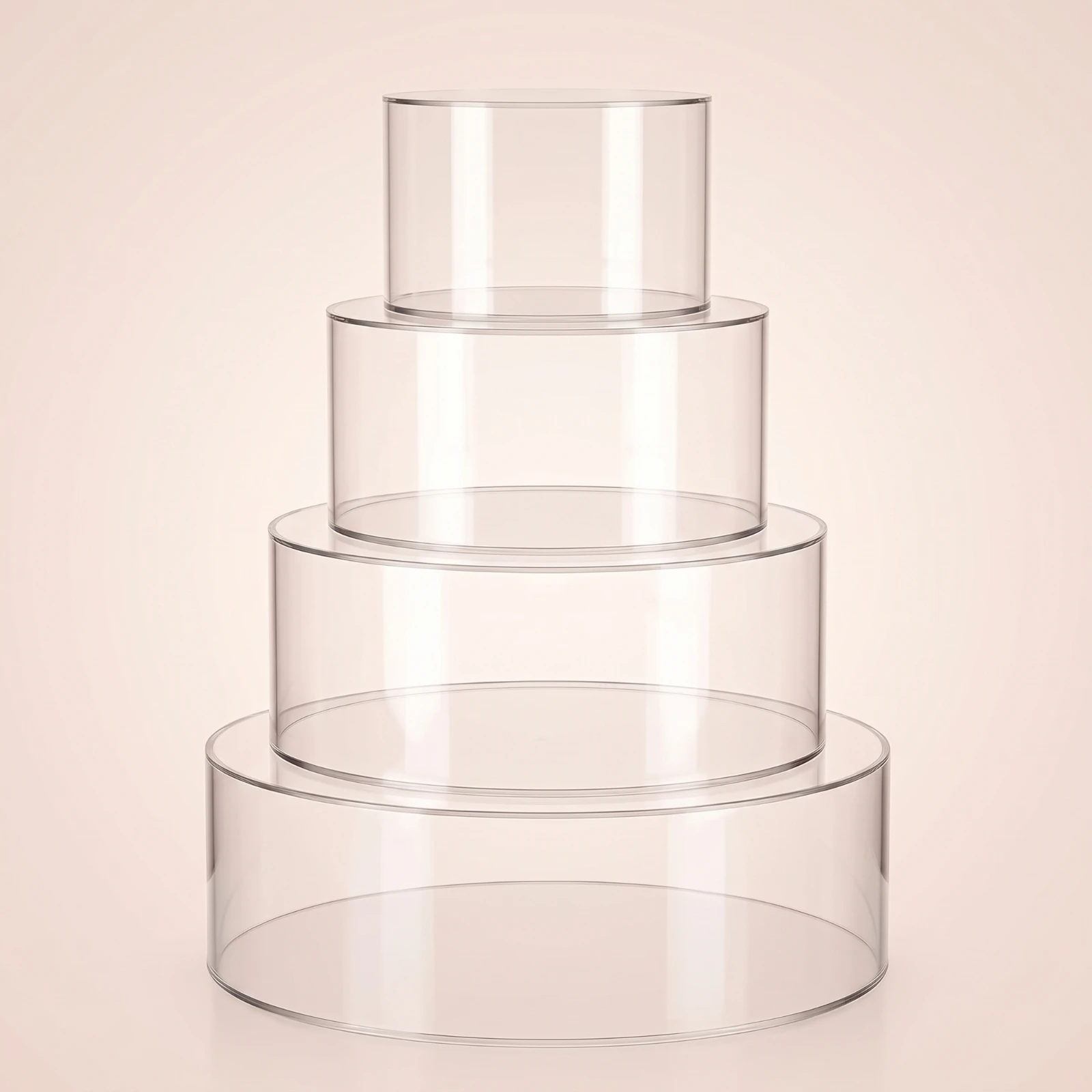 Juego de 4 Cilindros Acrílicos - Display Risers Set reseña y precio