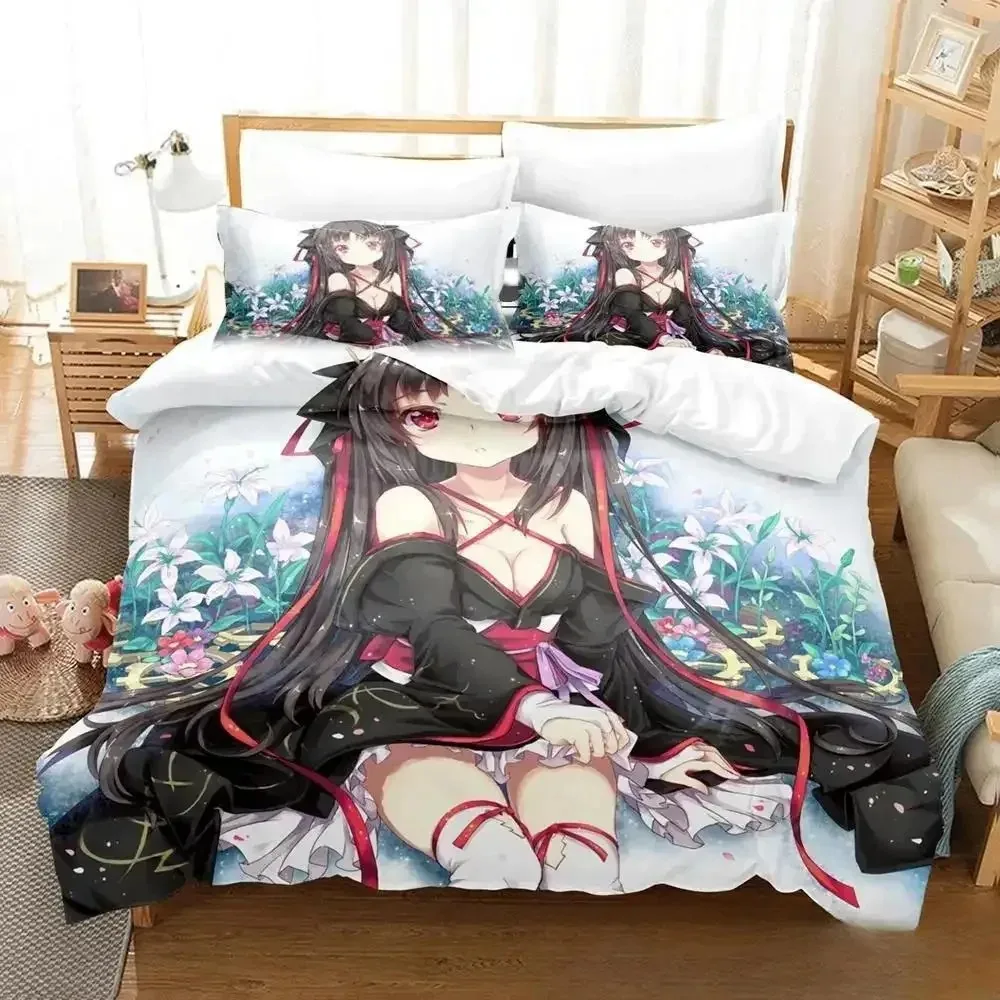 3D Anime Unbreakable Machine-Doll Bedding Set Duvet Cover Bed Set Quilt Cover Pillowcase Comforter king Queen Size Boys Adult