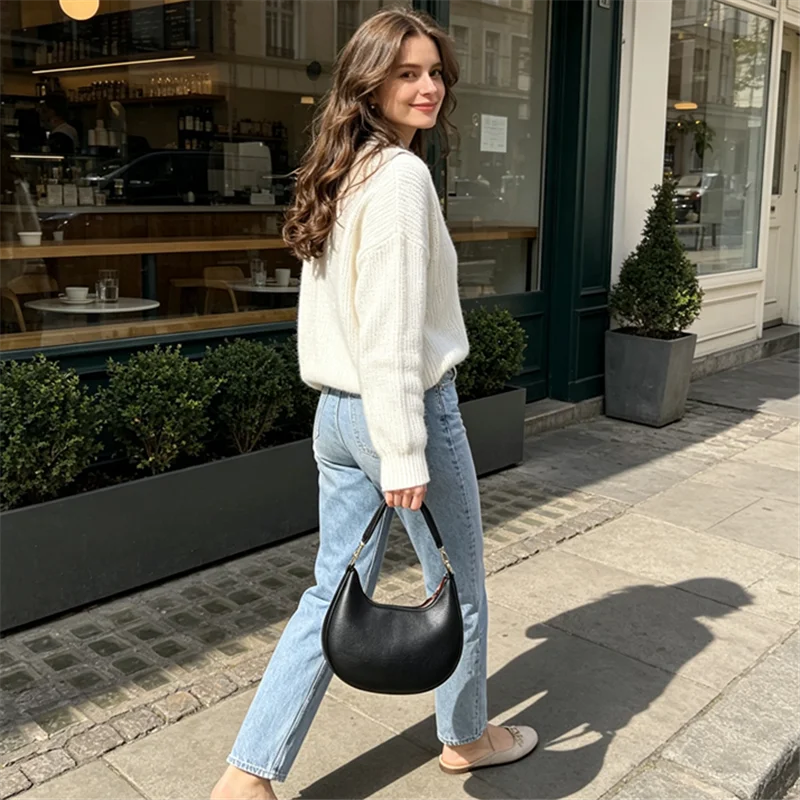 Women's Handbag Luxurious Cres - đánh giá và giá Half Moon Crescent