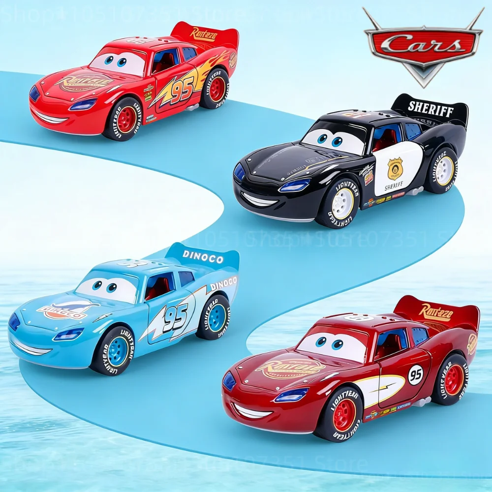 

Литая металлическая игрушка-автомобиль Disney Toy Story 3, молния McQueen с подсветкой, съемными колесами, инерционным приводом и функцией откатного монтажа