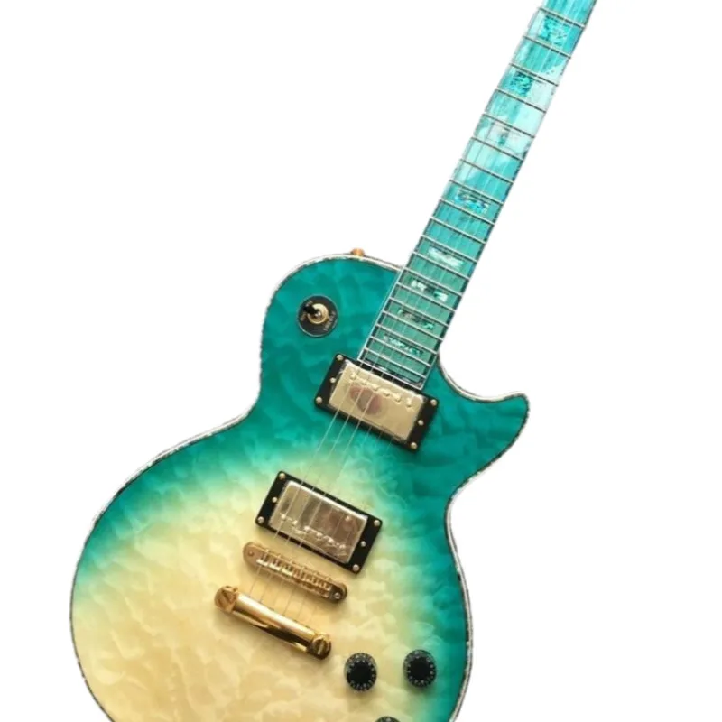 

Customized LP Randy Rhoads Custom milt Color abalone Logo Diamond Inlay Electric Guitar customized