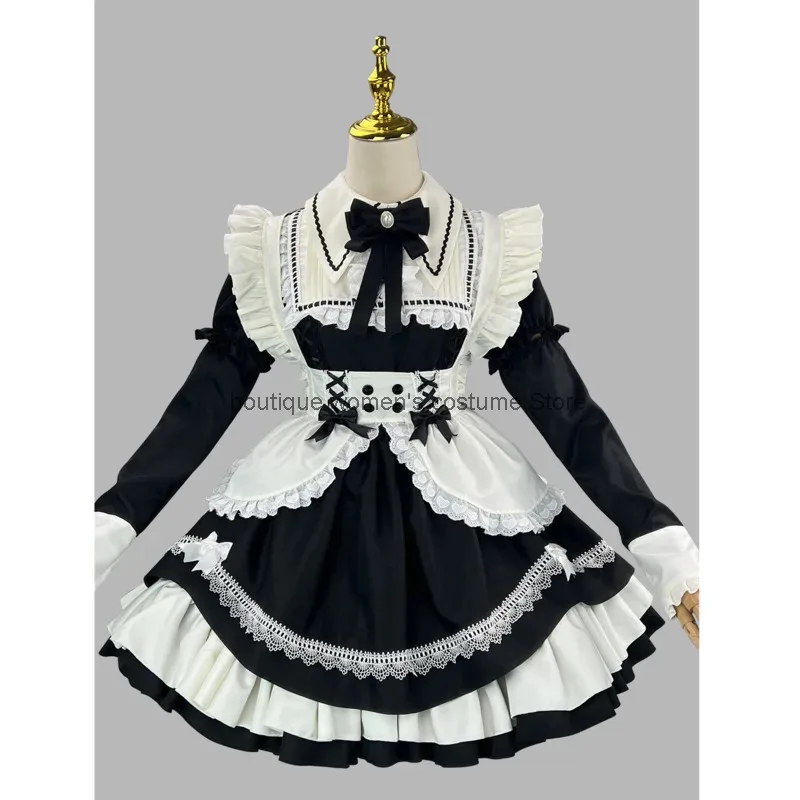 كوس كامل النتيجة خادمة كوس زي انفصال الأكمام لوليتا فستان أداء زي الإنترنت المشاهير البث المباشر زي