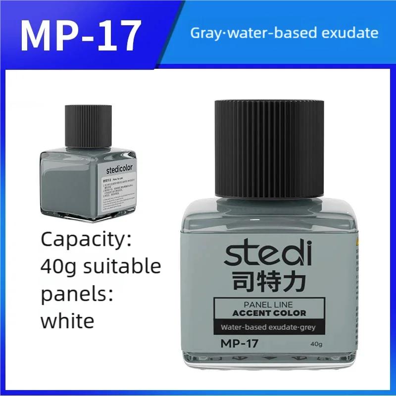

Multi set Stedi 40G Water-based Fluorescent Panel Liner Paint Set for Model Building Fluorescent Ink Panel Line Accent Color