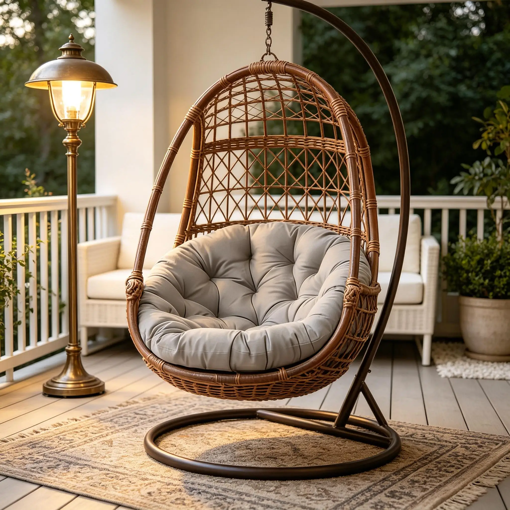 

Outdoor Patio Seat Cushions, Round Chair Cushions, Fully Filled, Strong Support, Warm, Breathable And Comfortable