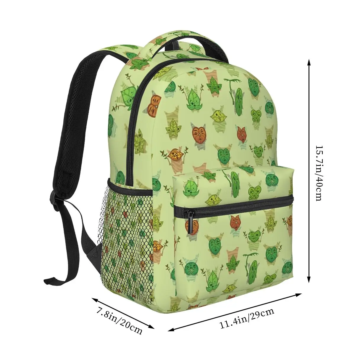 Korok-mochila con patrón de dibujos animados para niños y niñas, morral escolar para estudiantes, bolso de hombro para ordenador portátil de gran capacidad