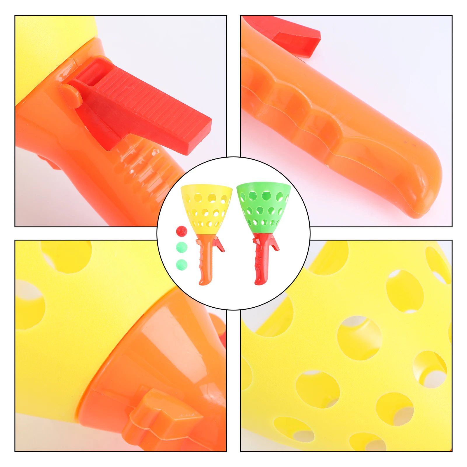 Bounce Ball Set Chuck ของเล่นเด็กโยนลูกบอลเด้งสําหรับเด็กกลางแจ้งของเล่นพ่อแม่และลูก